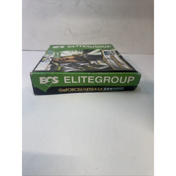 ECS HT2000 GeForce 6100SM-M (V1.0/1.0A) Motherboard + Extras - NEW - Picture 3 of 6